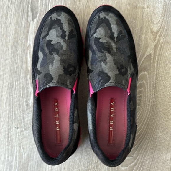 Prada camo slip-on sneakers - Picture 4 of 7